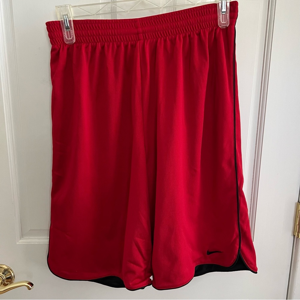 Mens NIKE BASKETBALL Reversible Athletic Drawstring Shorts 11 inch  Size Medium
